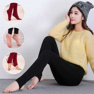 Woman Girls Casual Warm Winter Slim Leggings