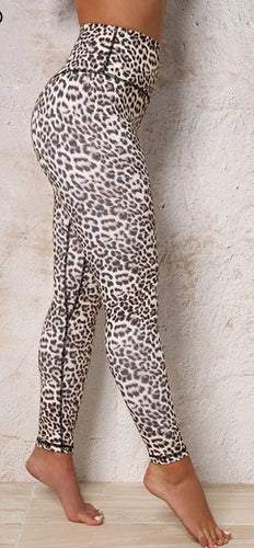 leopard print push up high waist leggings