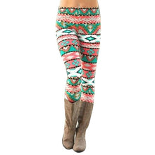 Load image into Gallery viewer, Women Snowflake Deer Print Leggings