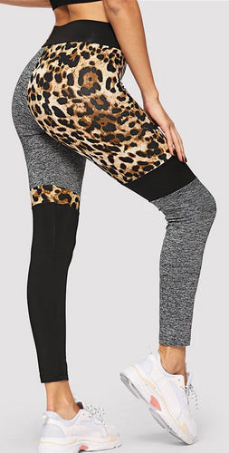 Leopard Print Skinny Casual Leggings